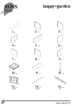 Предварительный просмотр 2 страницы Happy Garden ROSS TV02 Assembly Instructions Manual