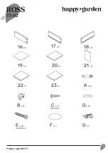 Предварительный просмотр 3 страницы Happy Garden ROSS TV02 Assembly Instructions Manual