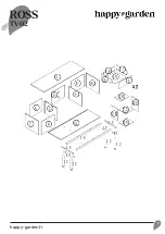 Предварительный просмотр 5 страницы Happy Garden ROSS TV02 Assembly Instructions Manual