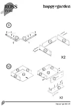 Предварительный просмотр 10 страницы Happy Garden ROSS TV02 Assembly Instructions Manual