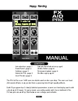 Happy Nerding FX AID PRO Manual preview