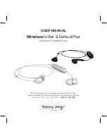 Preview for 1 page of Happy Plugs Earbud Plus Wireless User Manual