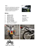 Предварительный просмотр 2 страницы Happy Trails HTP9-5-1 Quick Start Manual