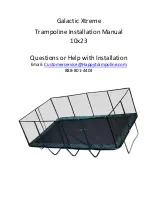 Happy Trampoline Galactic Xtreme Installation Manual preview