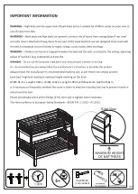 Предварительный просмотр 3 страницы Happybeds AMERICAN Wooden Triple Sleeper Assembly Instructions Manual