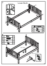 Предварительный просмотр 10 страницы Happybeds AMERICAN Wooden Triple Sleeper Assembly Instructions Manual