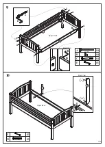 Предварительный просмотр 11 страницы Happybeds AMERICAN Wooden Triple Sleeper Assembly Instructions Manual