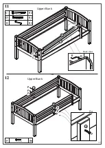 Предварительный просмотр 12 страницы Happybeds AMERICAN Wooden Triple Sleeper Assembly Instructions Manual