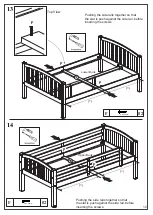 Предварительный просмотр 13 страницы Happybeds AMERICAN Wooden Triple Sleeper Assembly Instructions Manual