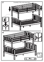 Предварительный просмотр 15 страницы Happybeds AMERICAN Wooden Triple Sleeper Assembly Instructions Manual