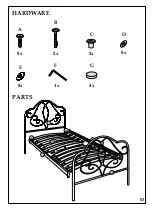 Предварительный просмотр 3 страницы Happybeds Arabella Metal Bed Assembly Instructions Manual