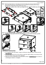 Предварительный просмотр 7 страницы Happybeds ARLO 2 Drawer Bedside Table Assembly Instructions Manual