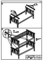 Preview for 6 page of Happybeds ATLANTIS BUNK BED Assembly Instructions Manual