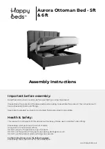 Предварительный просмотр 1 страницы Happybeds Aurora Ottoman Bed Assembly Instructions Manual