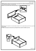 Предварительный просмотр 19 страницы Happybeds Ava 5 Drawer Dressing Table Assembly Instructions Manual