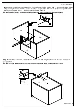 Предварительный просмотр 21 страницы Happybeds Ava 5 Drawer Dressing Table Assembly Instructions Manual