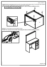 Предварительный просмотр 22 страницы Happybeds Ava 5 Drawer Dressing Table Assembly Instructions Manual