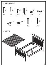 Предварительный просмотр 3 страницы Happybeds Barcelona High Foot End Bed Assembly Instructions Manual