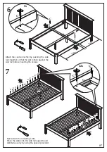 Предварительный просмотр 7 страницы Happybeds Barcelona Low Foot End Bed Assembly Instructions Manual