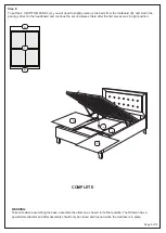 Предварительный просмотр 9 страницы Happybeds Brandon 4FT6 Ottoman Bed Assembly Instructions Manual