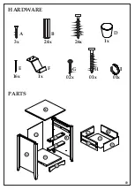 Preview for 3 page of Happybeds Cameo 1 Drawer Bedside Table Assembly Instructions Manual