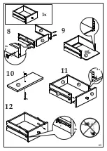 Preview for 9 page of Happybeds Cameo 1 Drawer Bedside Table Assembly Instructions Manual