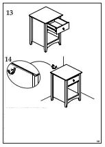 Preview for 10 page of Happybeds Cameo 1 Drawer Bedside Table Assembly Instructions Manual