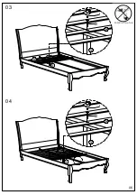 Предварительный просмотр 6 страницы Happybeds Camille Bed Assembly Instructions Manual