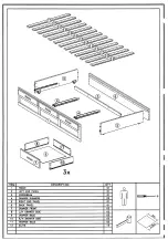 Предварительный просмотр 3 страницы Happybeds Captains Underbed Drawer
Storage Assembly Instructions Manual