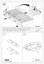 Предварительный просмотр 7 страницы Happybeds Captains Underbed Drawer
Storage Assembly Instructions Manual