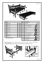 Предварительный просмотр 2 страницы Happybeds Chantelle Daybed with Trundle Assembly Instructions