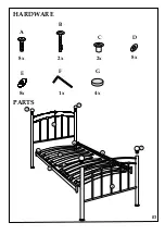 Предварительный просмотр 3 страницы Happybeds Chatsworth Metal Bed Assembly Instructions Manual