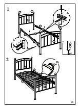 Предварительный просмотр 5 страницы Happybeds Chatsworth Metal Bed Assembly Instructions Manual