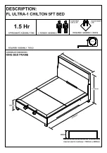 Предварительный просмотр 3 страницы Happybeds Chilton Ottoman Storage Bed 5ft Assembly Instructions Manual