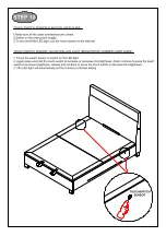 Предварительный просмотр 22 страницы Happybeds Chilton Ottoman Storage Bed 5ft Assembly Instructions Manual