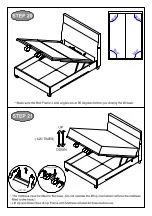 Предварительный просмотр 24 страницы Happybeds Chilton Ottoman Storage Bed 5ft Assembly Instructions Manual