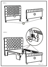 Предварительный просмотр 4 страницы Happybeds Deacon 5ft 2 Drawer Sleigh Bed Assembly Instructions Manual