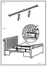 Предварительный просмотр 5 страницы Happybeds Deacon 5ft 2 Drawer Sleigh Bed Assembly Instructions Manual