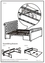 Предварительный просмотр 6 страницы Happybeds Deacon 5ft 2 Drawer Sleigh Bed Assembly Instructions Manual