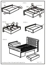 Предварительный просмотр 7 страницы Happybeds Deacon 5ft 2 Drawer Sleigh Bed Assembly Instructions Manual