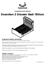 Happybeds Downton 2 Drawer Bed-150cm Assembly Instructions Manual предпросмотр