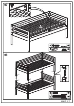 Предварительный просмотр 7 страницы Happybeds DURHAM Wooden Bunk Bed Assembly Instructions Manual