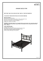 Предварительный просмотр 3 страницы Happybeds Emily 4ft Metal Bed Assembly Instructions Manual