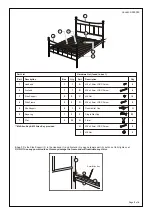 Предварительный просмотр 4 страницы Happybeds Emily 4ft Metal Bed Assembly Instructions Manual