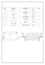 Preview for 2 page of Happybeds Ethan Fabric Sofa Bed Assembly Instructions