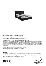 Предварительный просмотр 8 страницы Happybeds Finn - King Assembly Instructions Manual