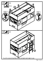 Предварительный просмотр 14 страницы Happybeds Fire Engine Bunk Bed Assembly Instructions Manual