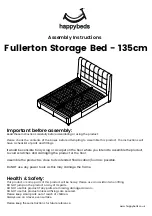 Предварительный просмотр 1 страницы Happybeds Fullerton Storage Bed 135cm Assembly Instructions Manual