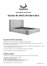 Happybeds Grande 4ft Assembly Instructions Manual предпросмотр