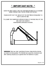 Предварительный просмотр 10 страницы Happybeds GRAYSON STORAGE BED 5'FT Assembly Instructions Manual